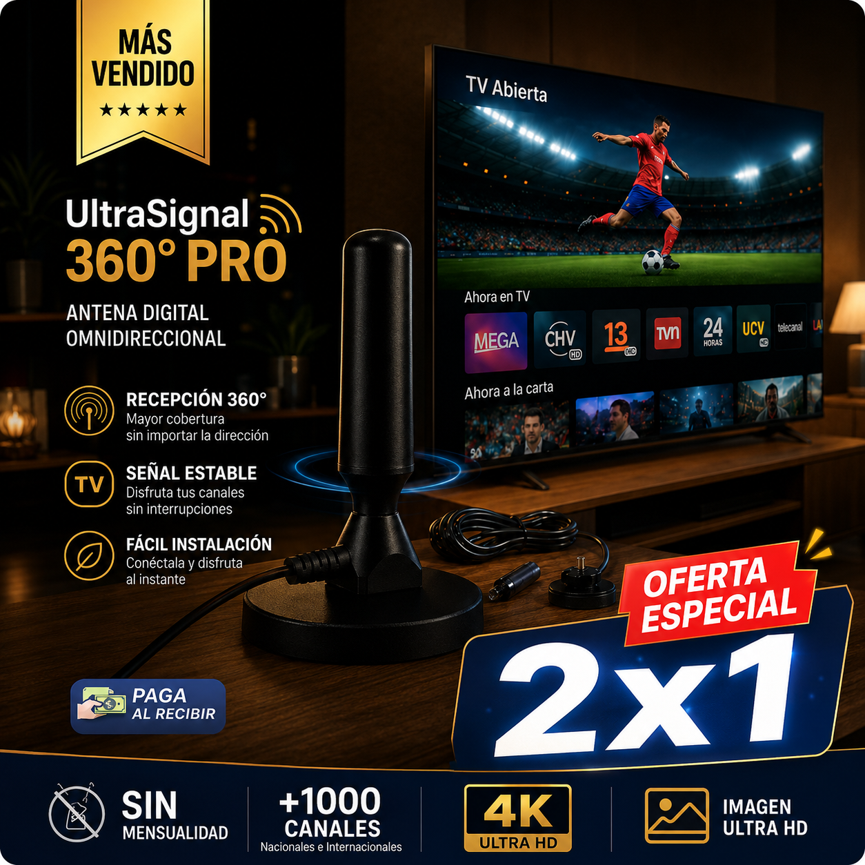 ANTENA TV DIGITAL HD