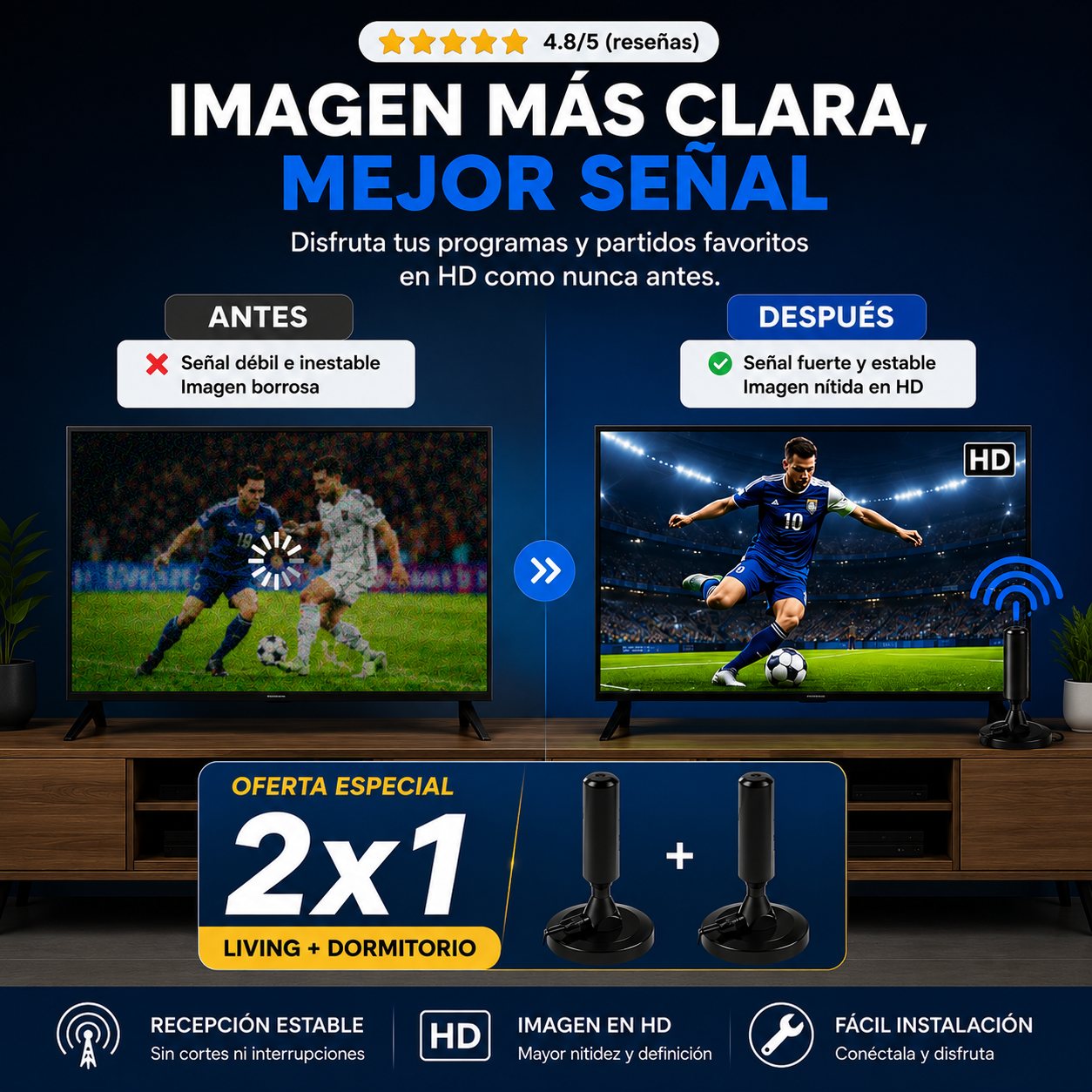 ANTENA TV DIGITAL HD