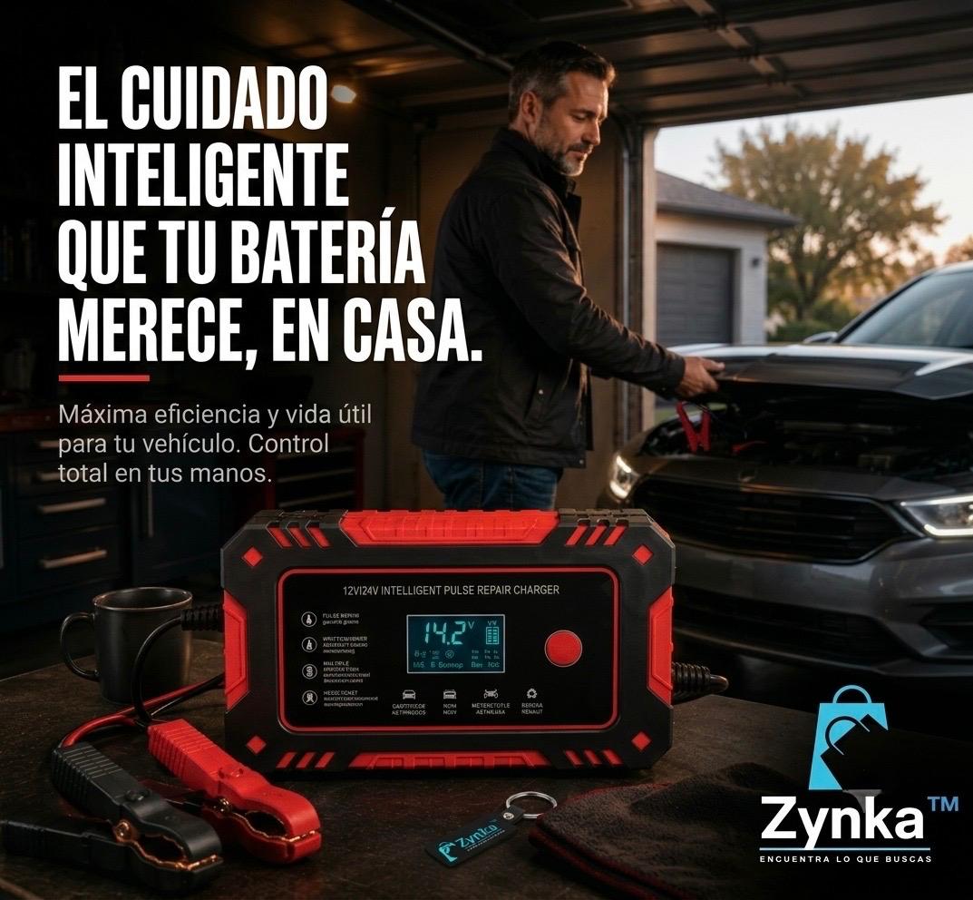 CARGADOR REPARADOR DE BATERIAS PARA AUTO