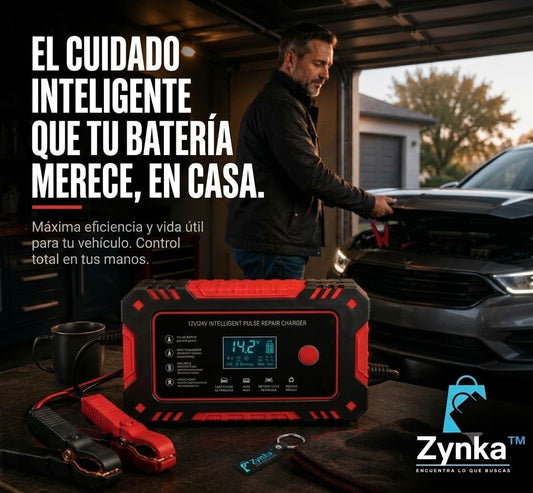 CARGADOR REPARADOR DE BATERIAS PARA AUTO