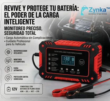 CARGADOR REPARADOR DE BATERIAS PARA AUTO